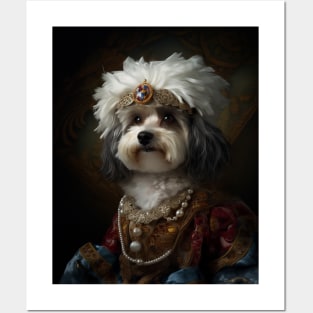 Regal Havanese - Medieval Cuban Queen Posters and Art